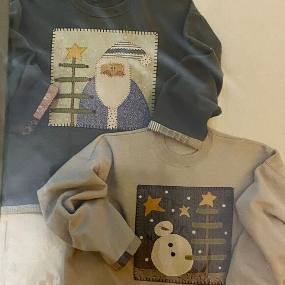 Heart To Hand 170 Pattern Adult Yule Shirts Applique Christmas Holiday Mature - Picture 1 of 6